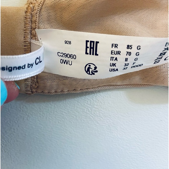 NWT Chantelle G Full Coverage T-Shirt Bra With Smoothing Back 32G 32DDDD - Picture 8 of 12